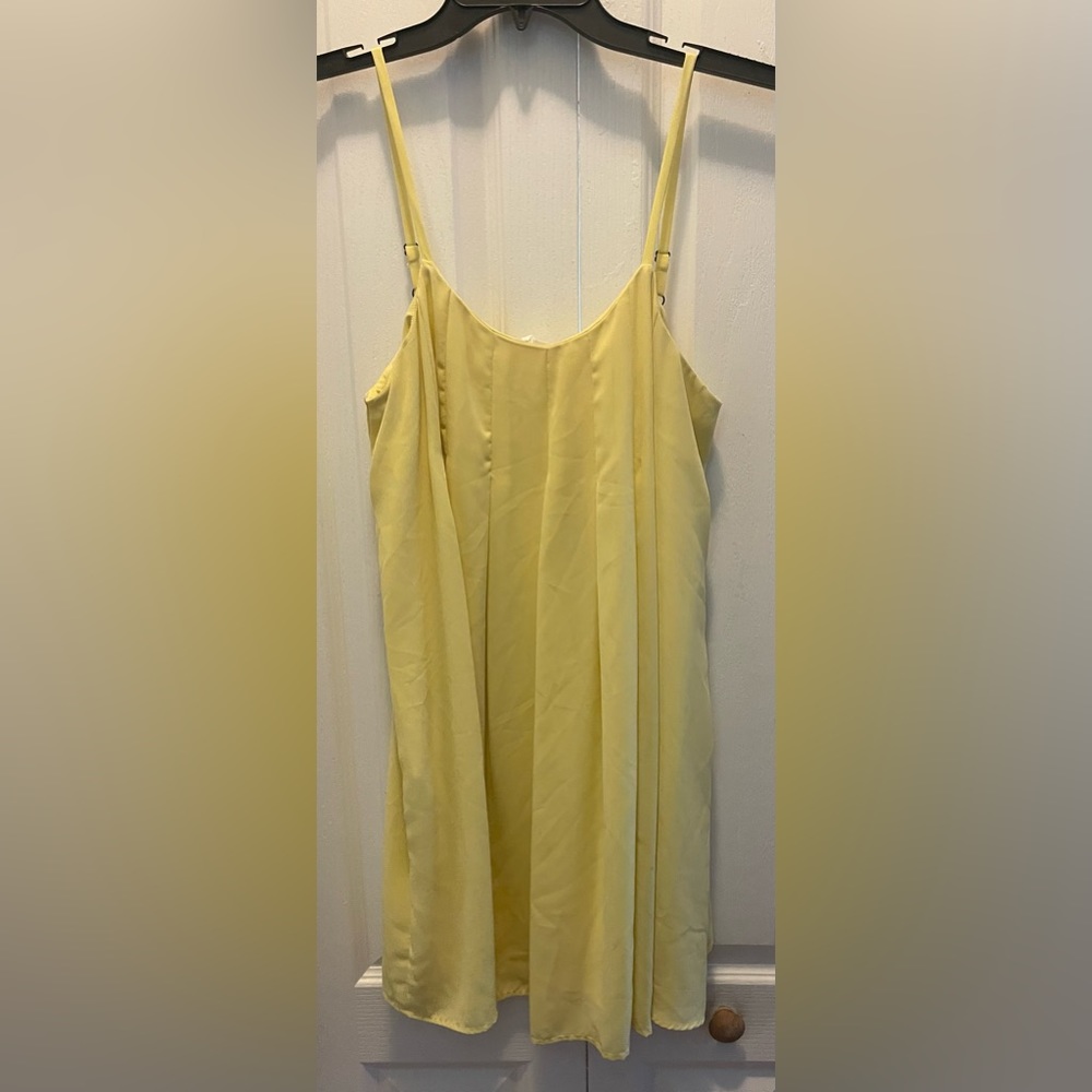 One Clothing Yellow Sheath Dress Size Small
